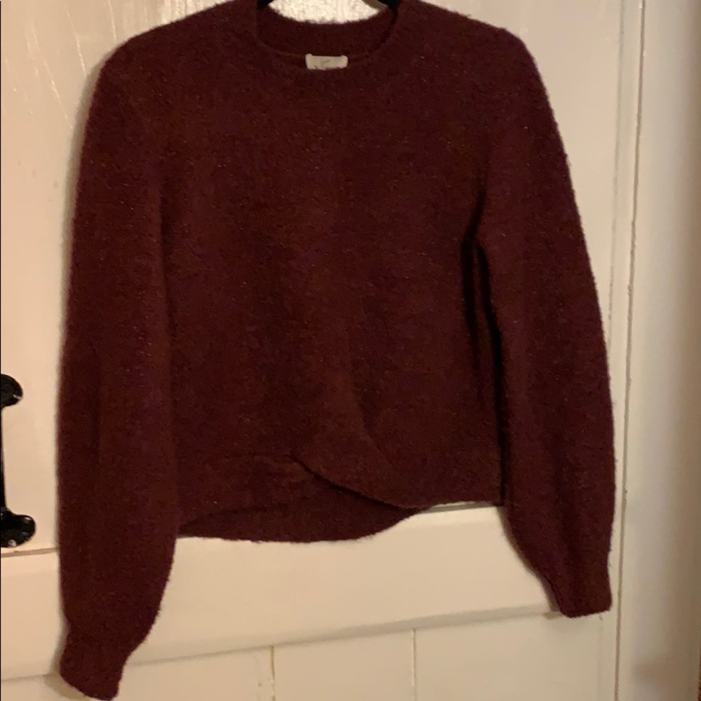 Joie cropped Nubby sweater